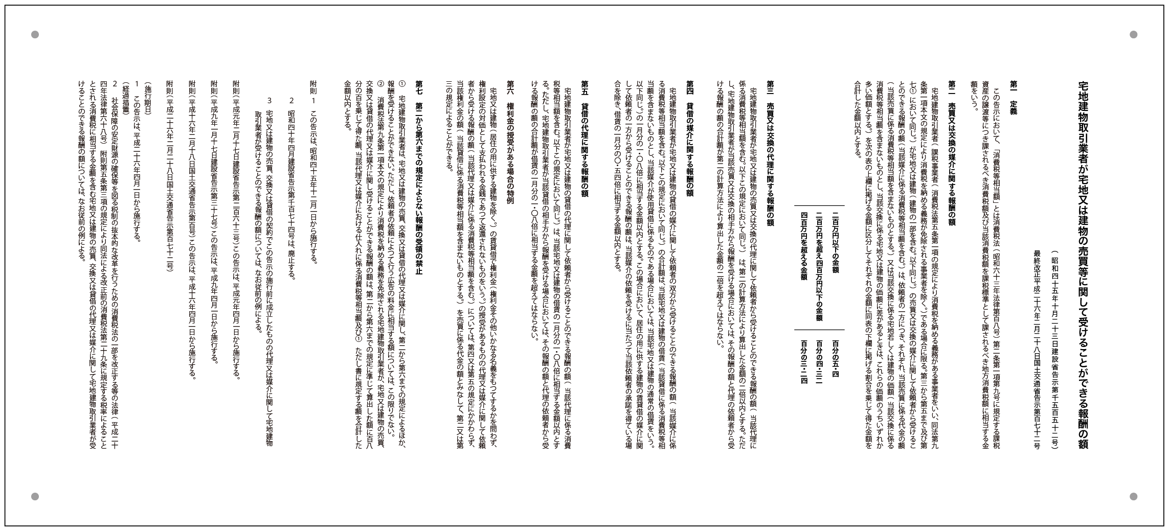 報酬額票シンプルA